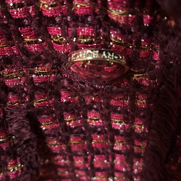 Tory Burch NWOT Red Blazer with Notched Lapels - Picture 8 of 11